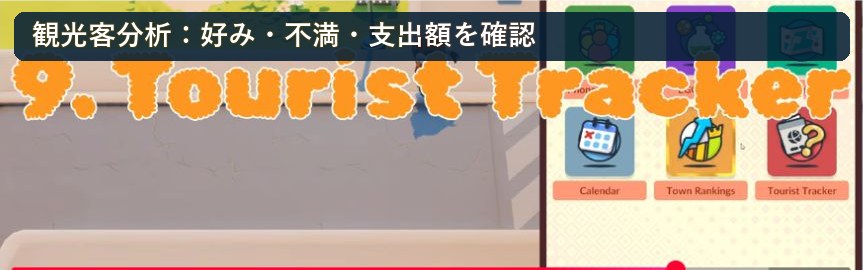 Go-Go Town! Tourist Trackerのスマホ画面